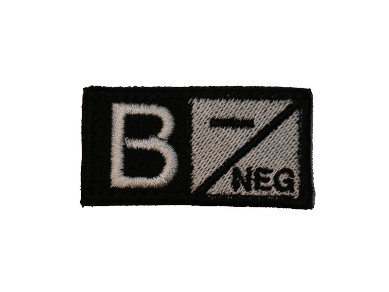Krevní skupina B NEG - černá/bílá