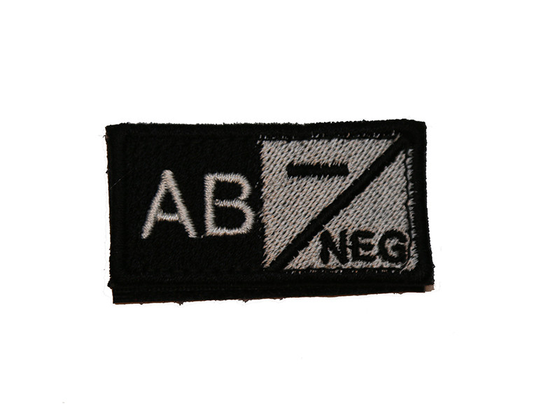 Krevní skupina AB NEG - černá/bílá