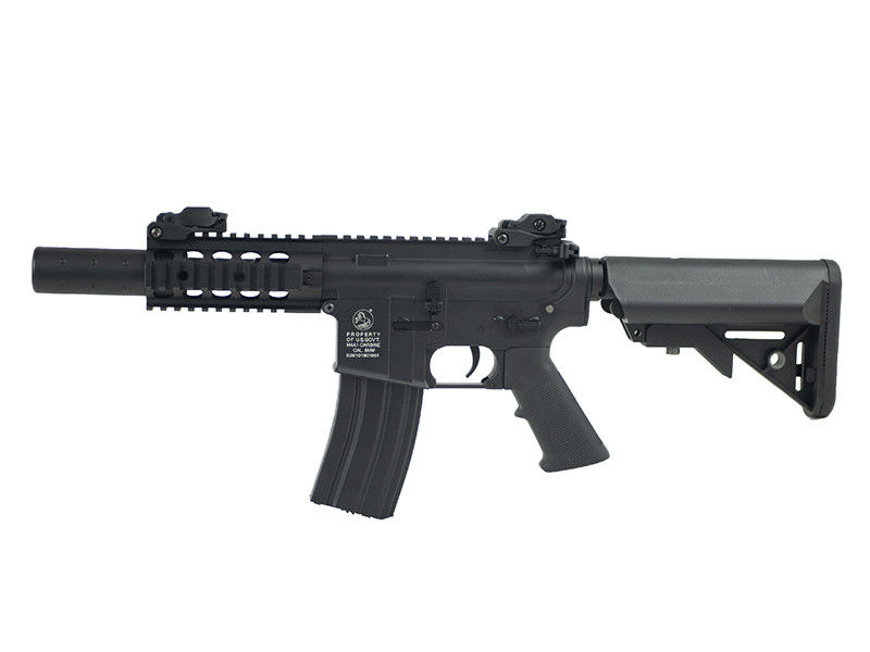 Cybergun Colt M4 Special Forces Mini - celokov, černá
