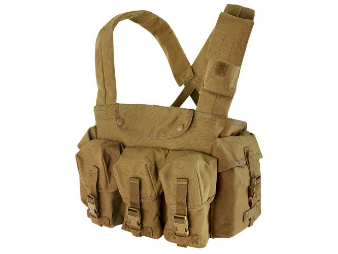 Vesta taktická CHEST RIG 7 kapes COYOTE BROWN
