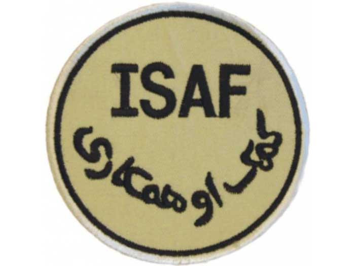 Levně NO NAME Nášivka ISAF - písková (G-09)