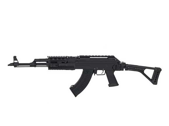 AK47 Tactical se sklopnou pažbou celokov (kovový mechabox) CM039U