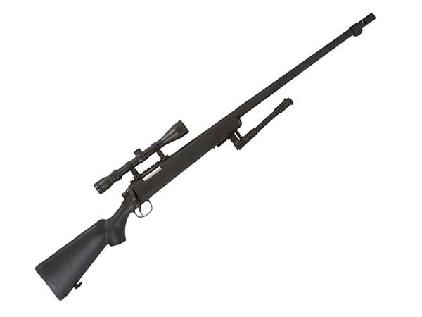 MB07D Sniper - černá  plus  dvojnožka  plus  optika