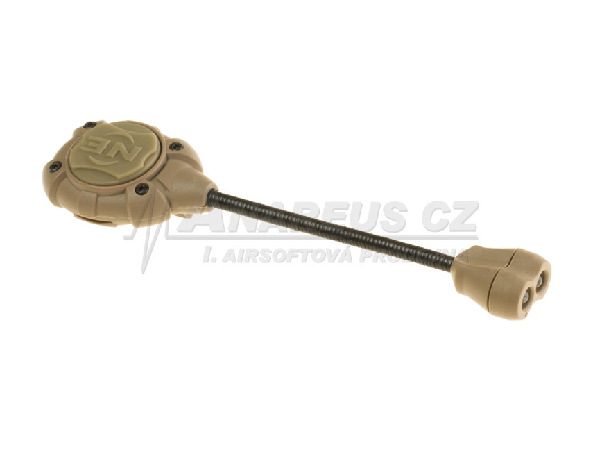 Night Evolution Svítilna na helmu MPLS 2 červená/IR LED, písková