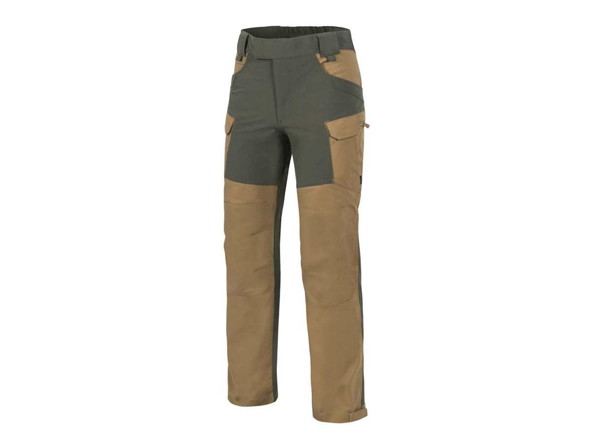 HELIKON kalhoty HYBRID OUTBACK(R) DuraCanvas(R) - Coyote/Taiga Green