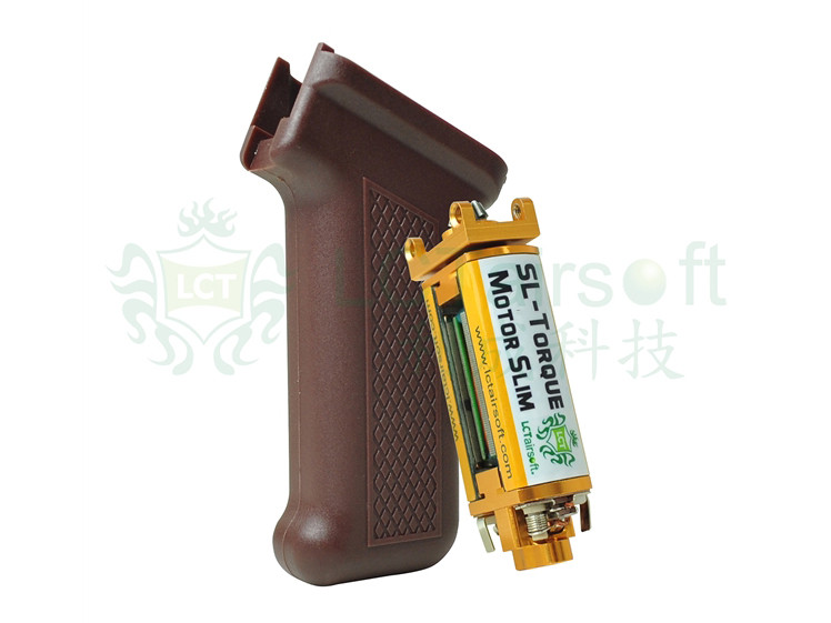 LCT LCK Slim rukojeť Dark Red + Torque Motor Slim pro AK
