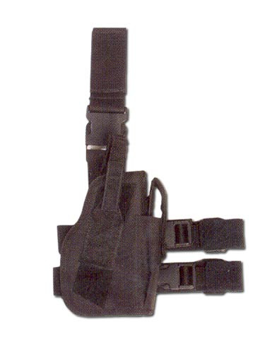 Miltec Taktické stehenní pouzdro - černé