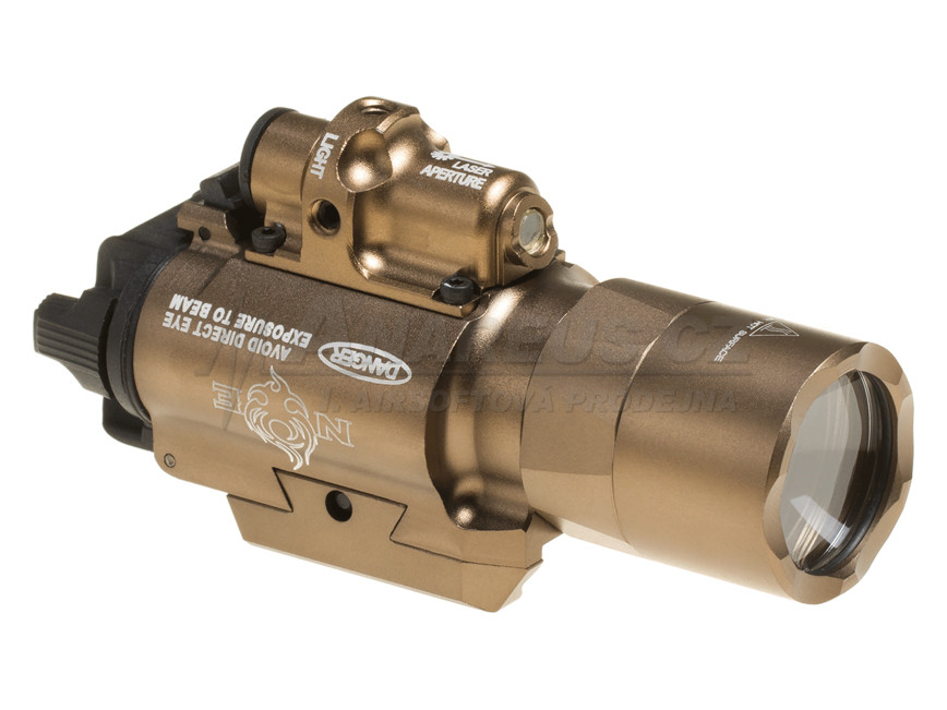 Night Evolution LED svítilna X400U s laserem - písková