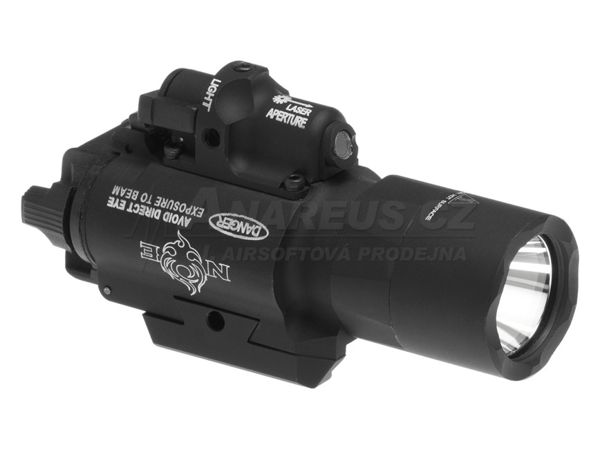 Night Evolution LED svítilna X400U s laserem - černá