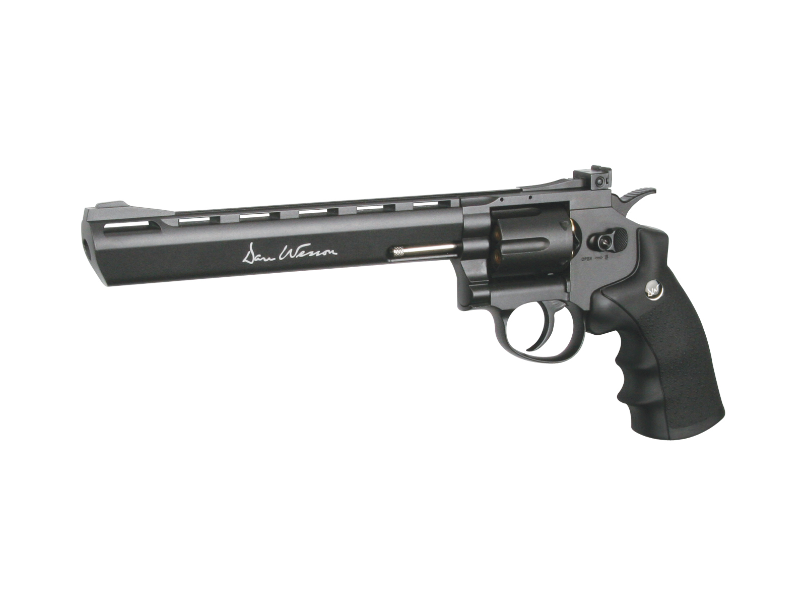 Levně ASG WG revolver 8" CO2, 4,5mm - černý