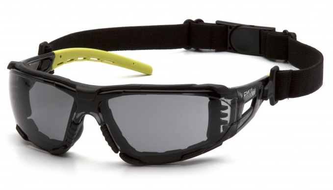 PYRAMEX Ochranné brýle Fyxate ESGL10220STMFP, nemlživé - tmavé