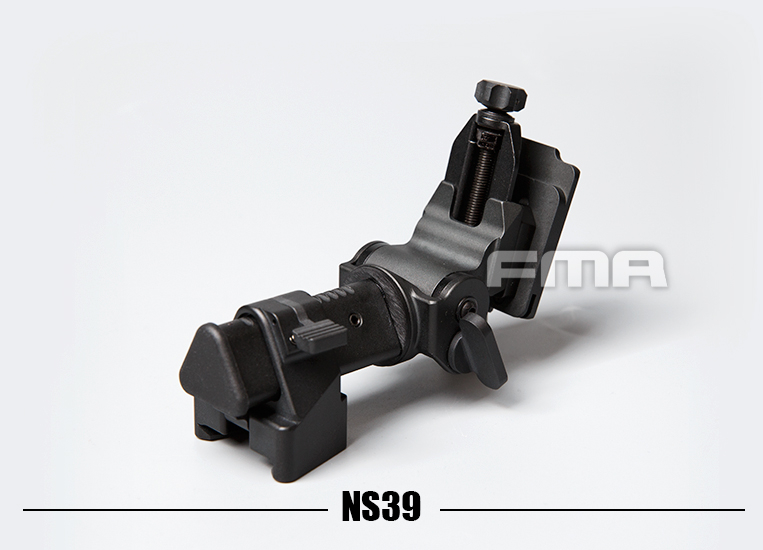 FMA NOROTOS CNC montáž na přilbu pro NVG PVS-15 / 18 - Černá