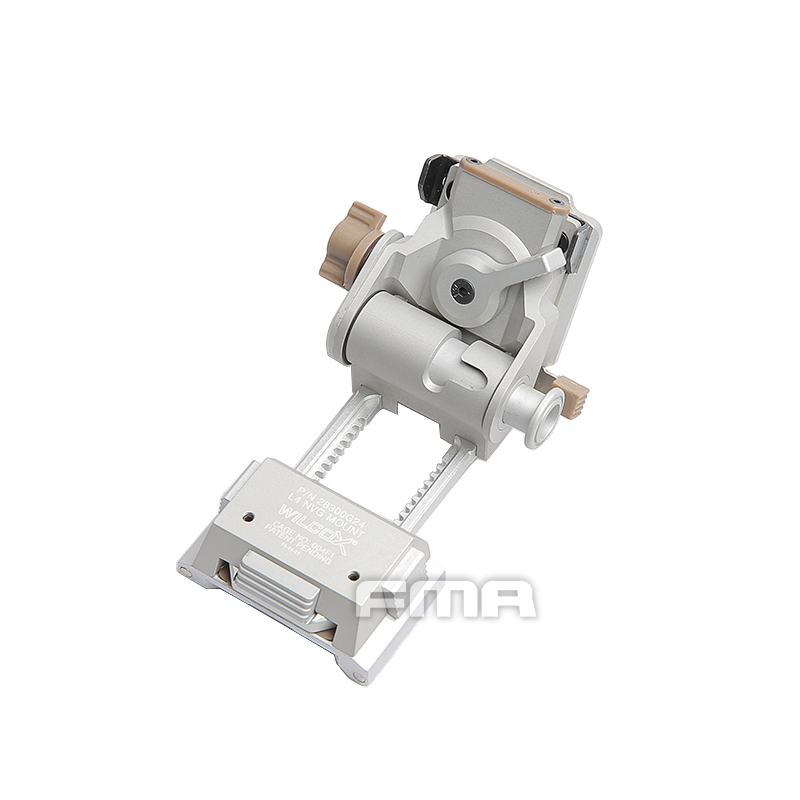 FMA CNC hliníková montáž L4G24 pro NVG - stříbrná