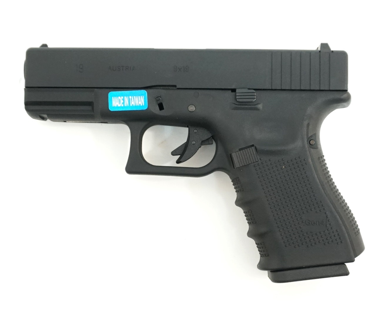 WE GBB plynová pistole R19 Gen4 - Černá