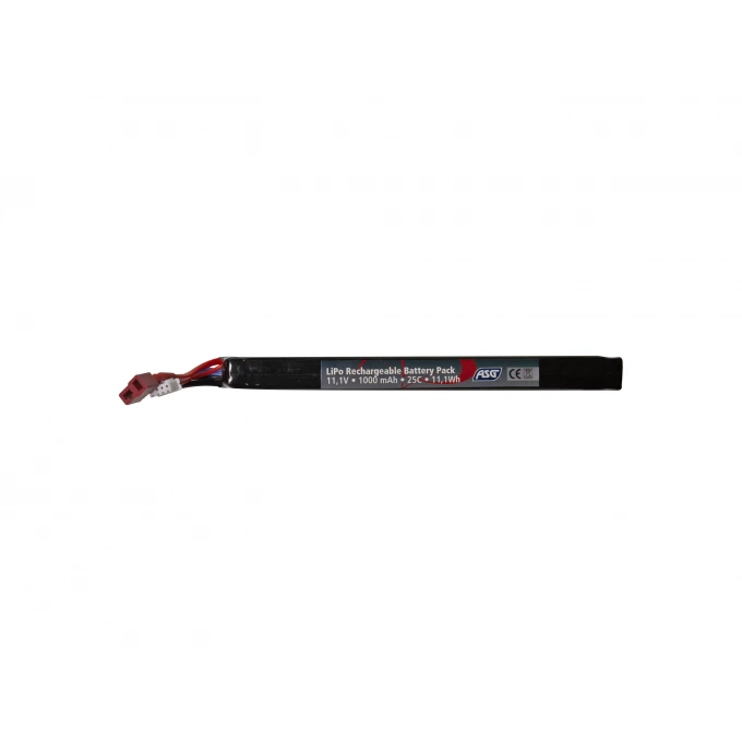 Titan Airsoft - Batteria LiPo 1000mAh 11.1V 25C A Stick Con Connettore T-Plug (Deans) Per Softair