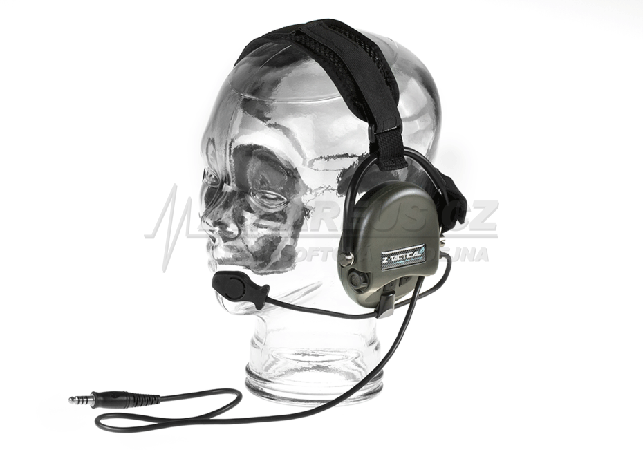 Taktický headset SORDIN (do helmy) , olivový