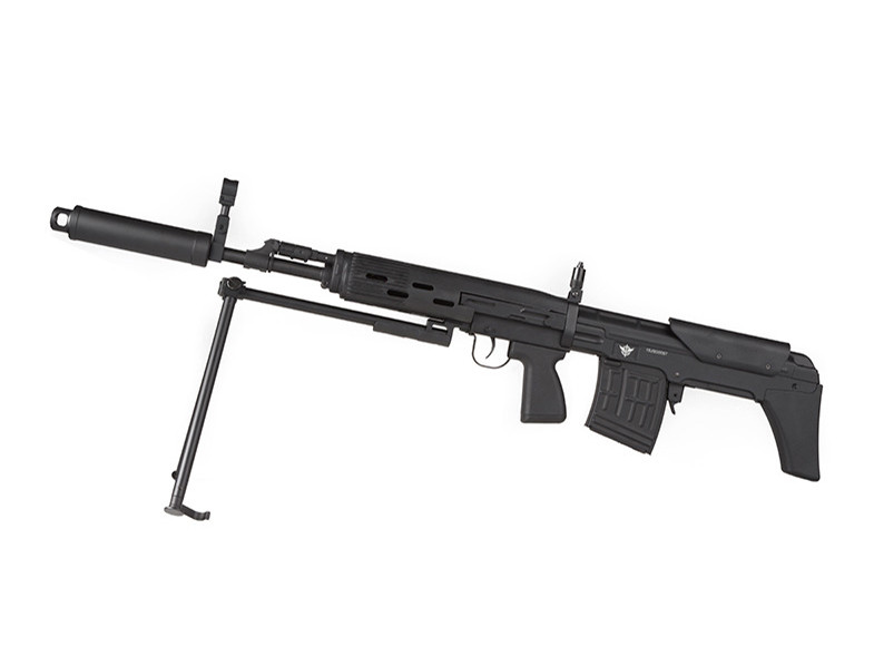 Levně CYMA CM057 SVD-SVU/SWU Full Metal Bullpup Sniper Rifle AEG - černá