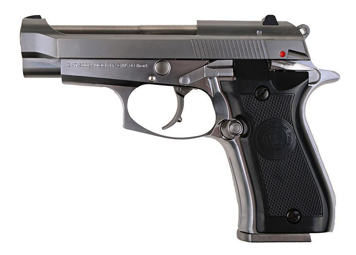 WE GBB plynová pistole M84 Cheetah - Stříbrná
