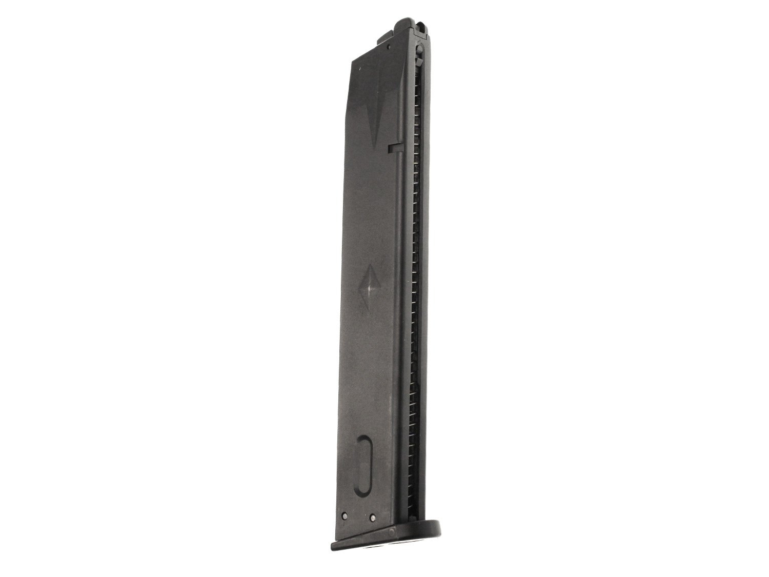 WE dlouhý plynový zásobník pro WE M9 / M92 GBB, 50 BBs - Černá
