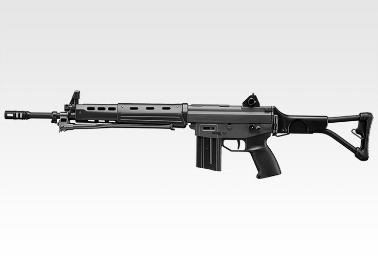 TM plynová puška Type 89 GBBR, sklopná pažba - Černá