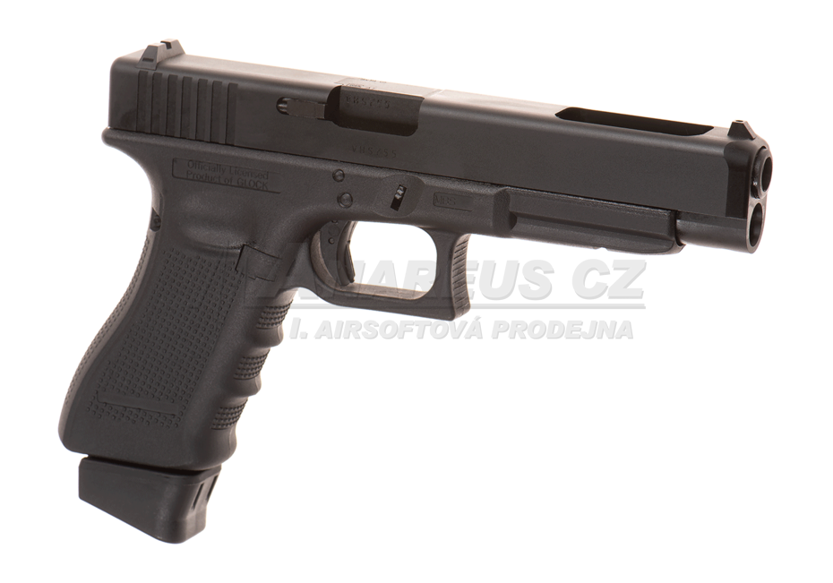 Levně UMAREX Glock 34 Gen 4 Deluxe Version Co2 - kovový závěr, blowback (Glock Licensed)