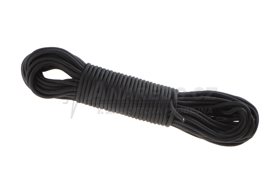 CLAWGEAR Parašňůra - paracord 20m Typ III 550, černá