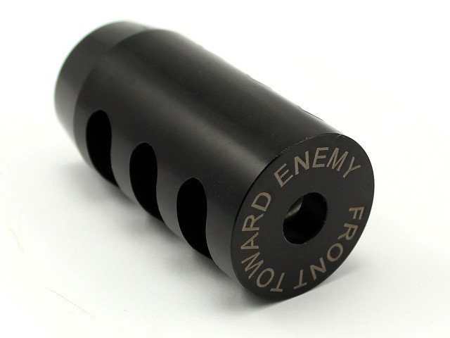 AirsoftPro CNC kompenzátor FTE (pravotočivý 14 mm CW) – Černá
