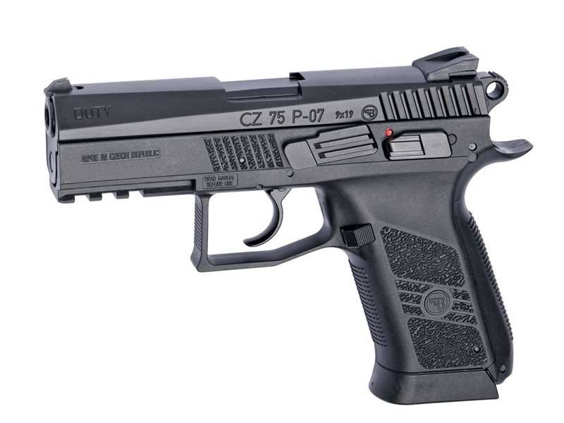 ASG CO2 pistole CZ P-07 DUTY GNB (pevný závěr) - Černá