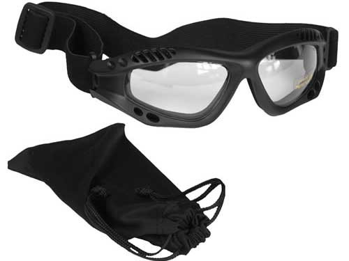 Levně Miltec Brýle Commando AIR - černé - čiré