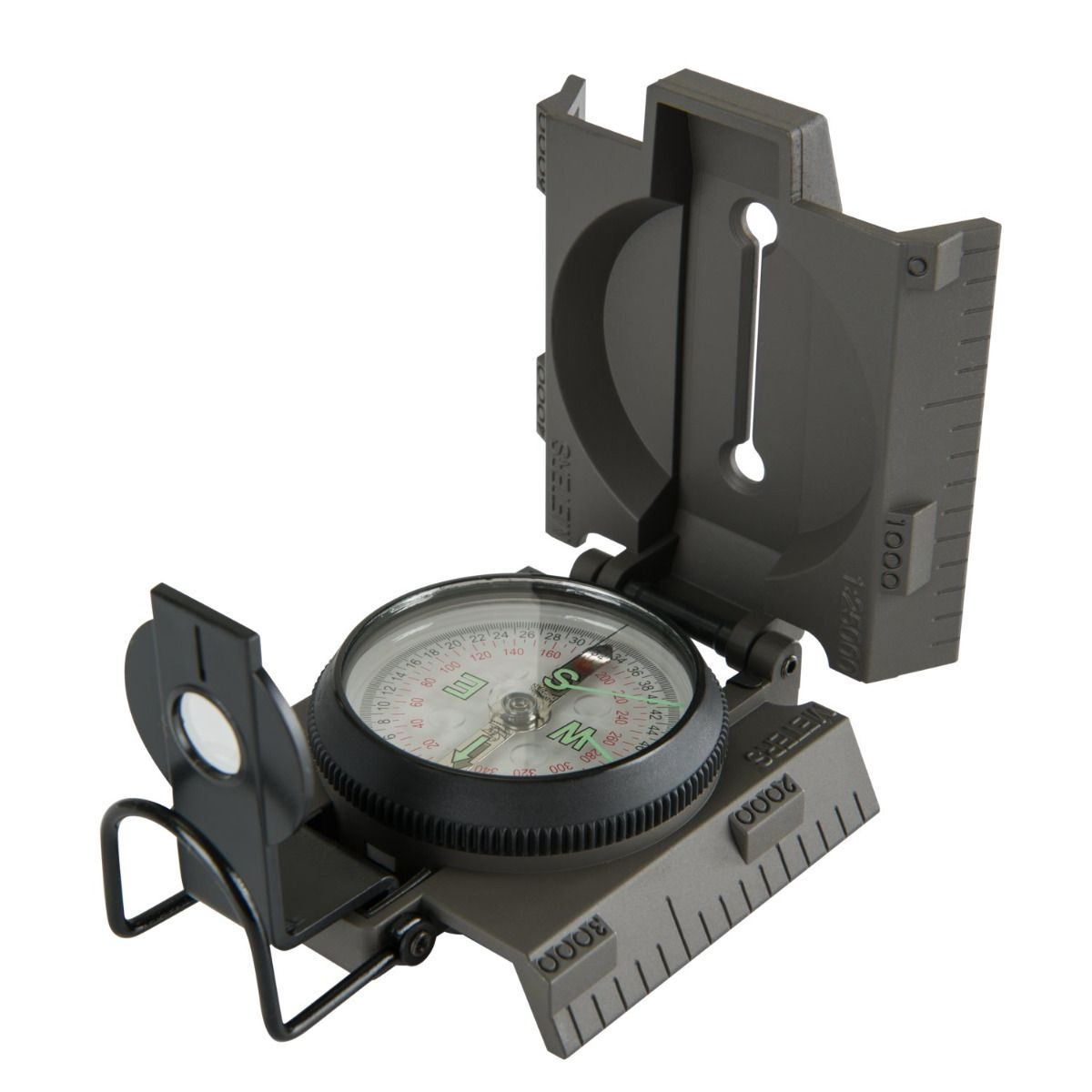 HELIKON plastový kompas Ranger Mk2 - Šedá