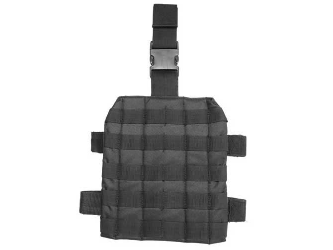 Miltec Stehenní panel MOLLE - černý