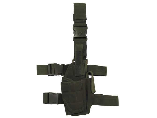 Mil Force Taktické stehenní pouzdro Tornado, olivové