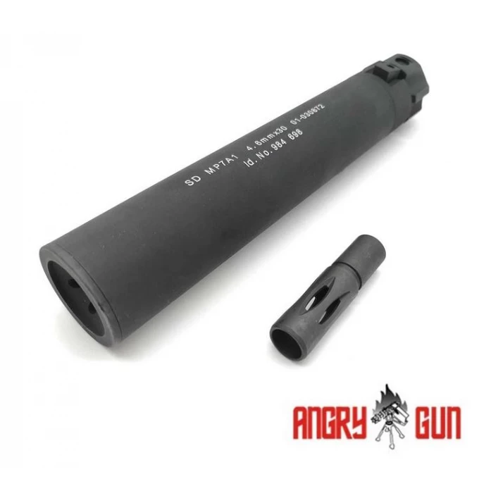 Angry Gun - Angry Gun QD Silencer for TM MP7 A1 GBB, 12+ mm | ANAREUS