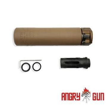 Angry Gun QD tlumič SOCOM416 s ražením, 14- mm (CCW) - Písková