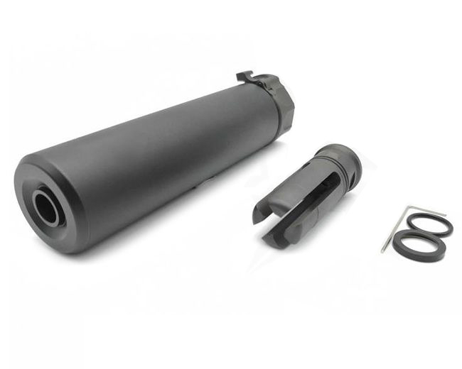 Angry Gun QD tlumič SOCOM556 s ražením, 14- mm (CCW) - Černá