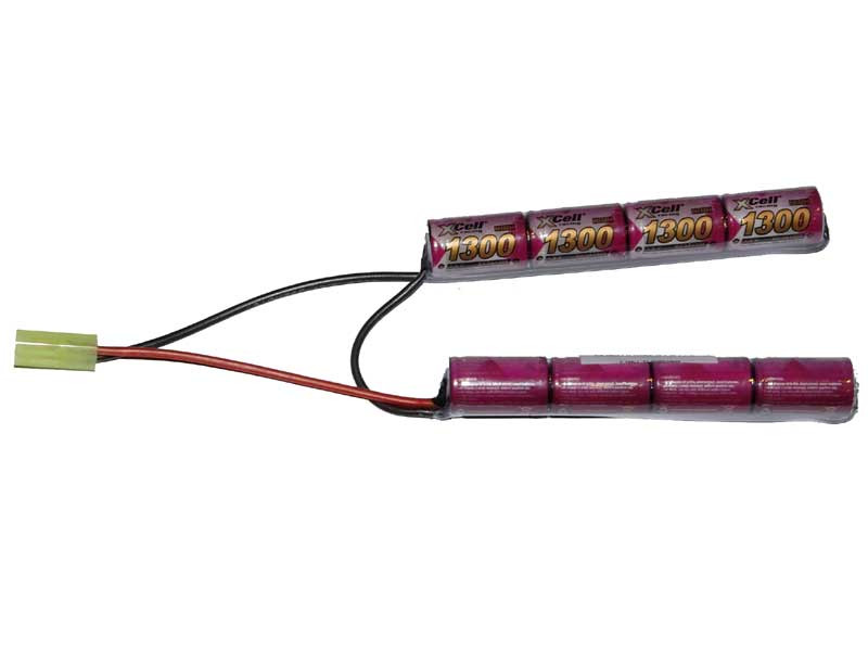 Baterie XCell 9,6V / 1300mAh dvojdílná - Mini typ