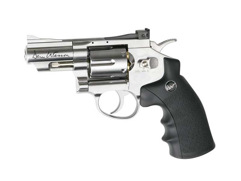 Levně ASG DW revolver 2,5" CO2 ráže 4,5mm - Stříbrný