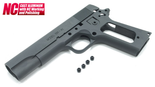 Hliníkové tělo se závěrem pro Marui M1911A1 (S.A. Type/černé)