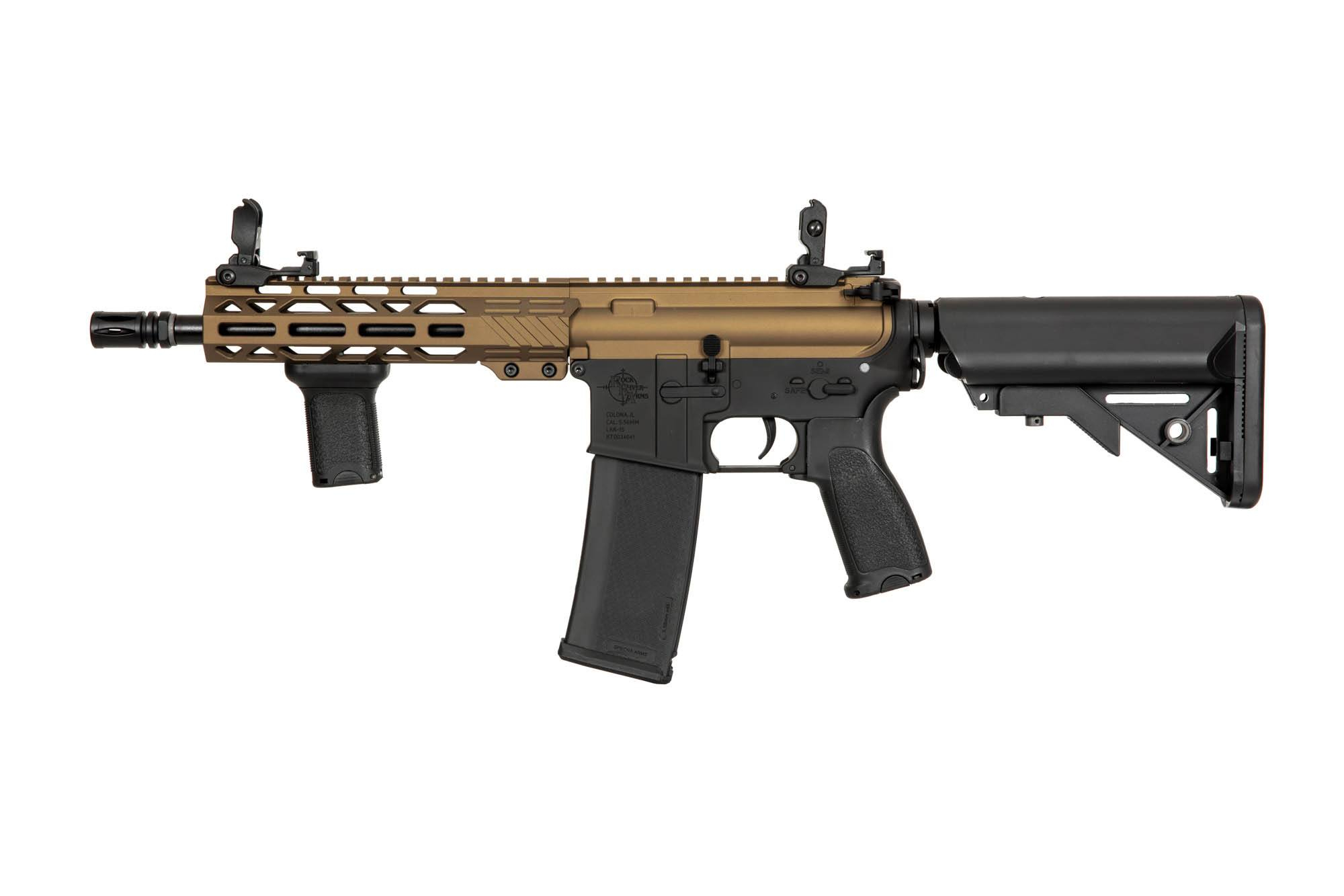 Levně Specna Arms M4 CQB (RRA SA-E25 EDGE™) - Chaos Bronze