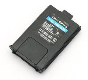 BAOFENG Li-Ion baterie pro vysílačku Baofeng UV-5R, 1800 mAh - Černá