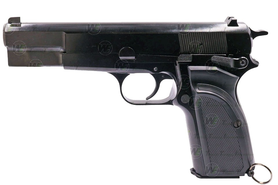 WE GBB plynová pistole Browning Hi-Power MK3 - Černá