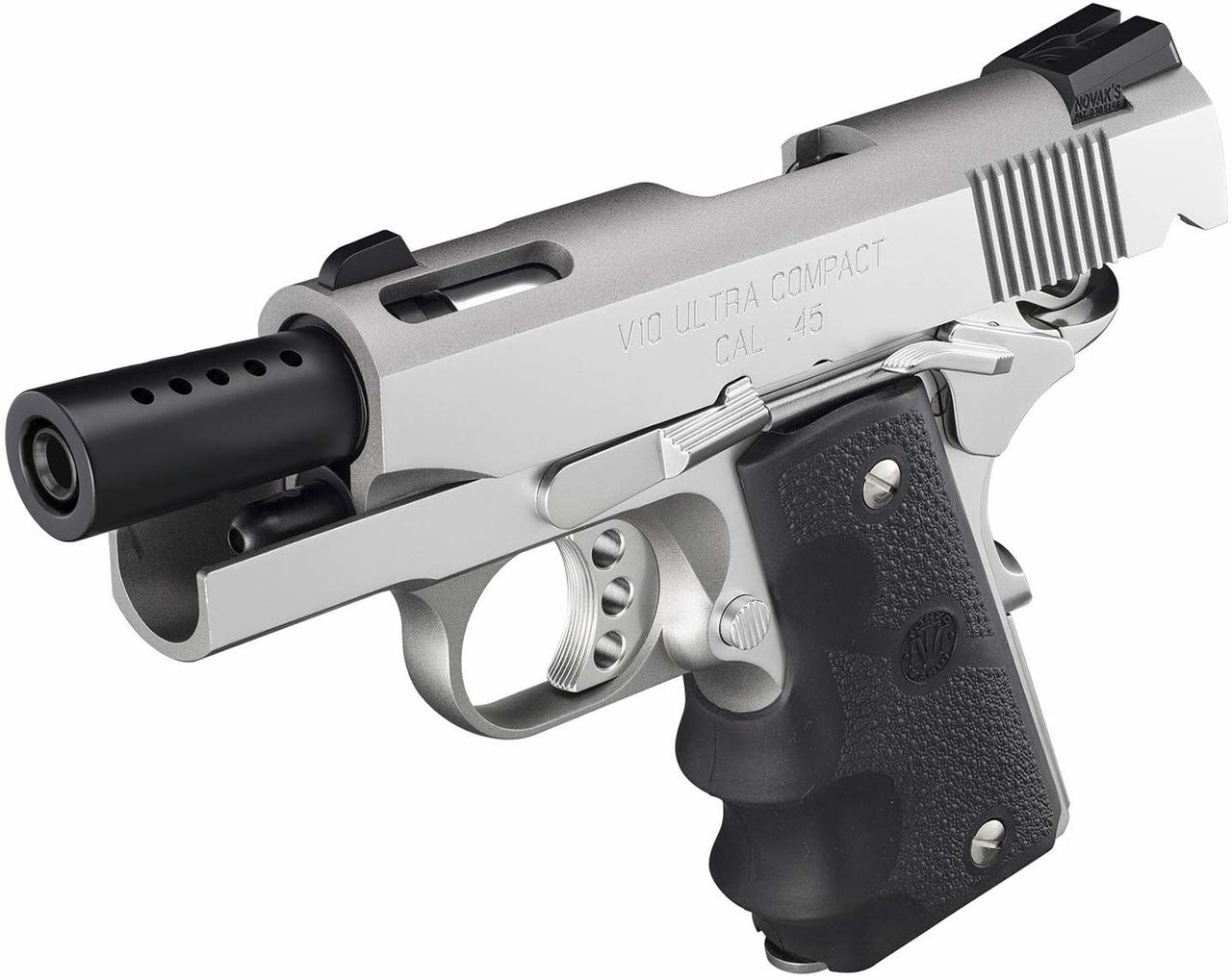 Tokyo Marui TM GBB plynová pistole V10 Ultra Compact - Stříbrná