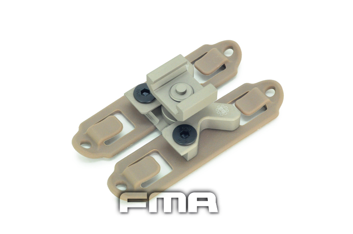 FMA MOLLE úchyt WEAPONLINK s RIS adaptérem pro zbraň - Písková