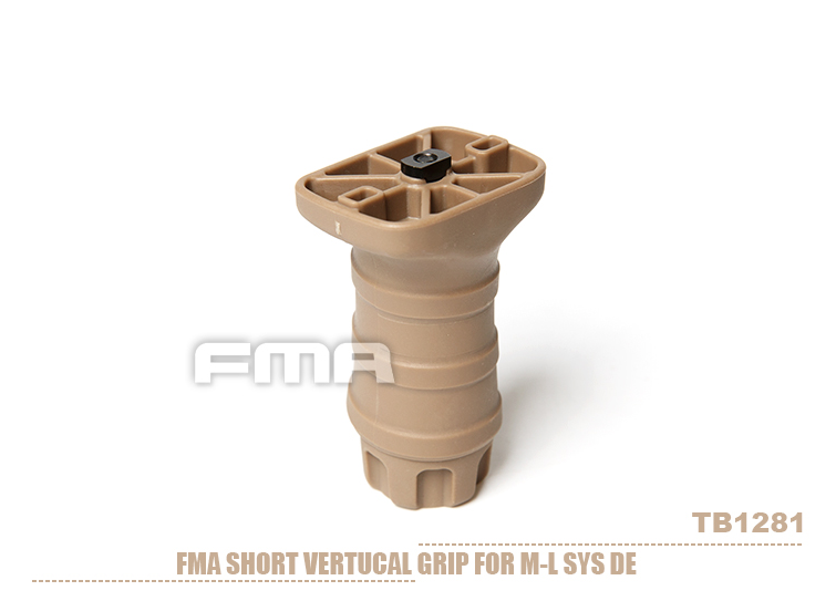 FMA M-LOK krátká taktická rukojeť STUBBY grip - Písková