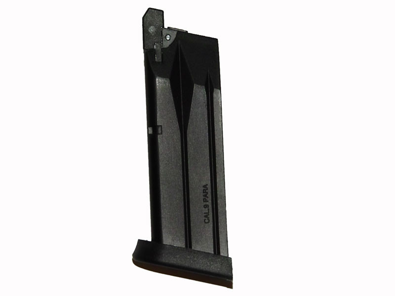 WE plynový zásobník pro WE Bulldog 3PX4 Compact GBB, 20 BBs - Černá