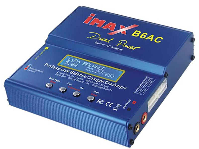 IMAX Nabíječka Imax B6AC 220V/12V pro NiCd, NiMH, Li-Pol, Li-Ion, LiFe, Pb