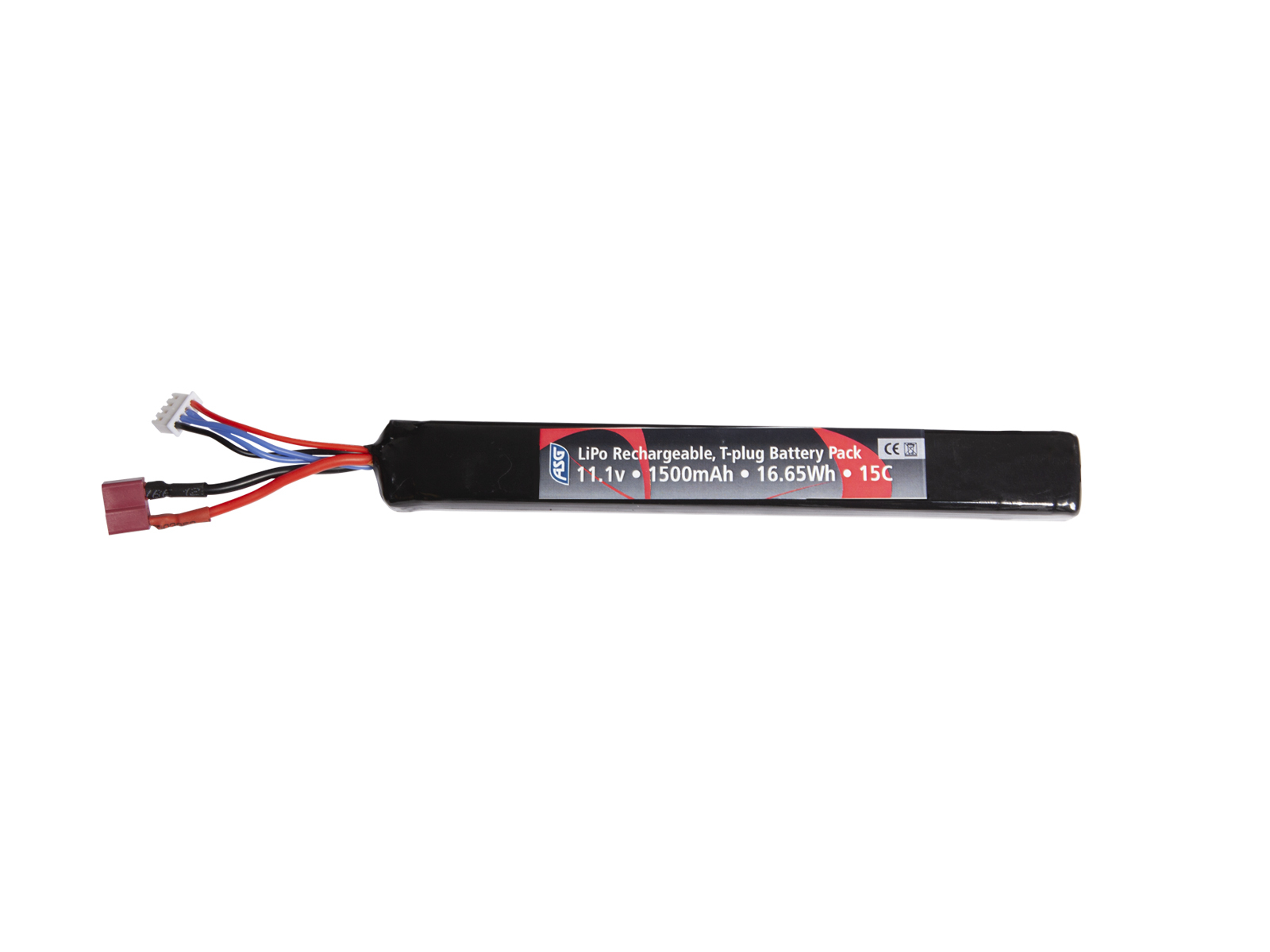 ASG ASG Li-Pol baterie 11,1V 1500mAh, 15C, T-Dean - Stick