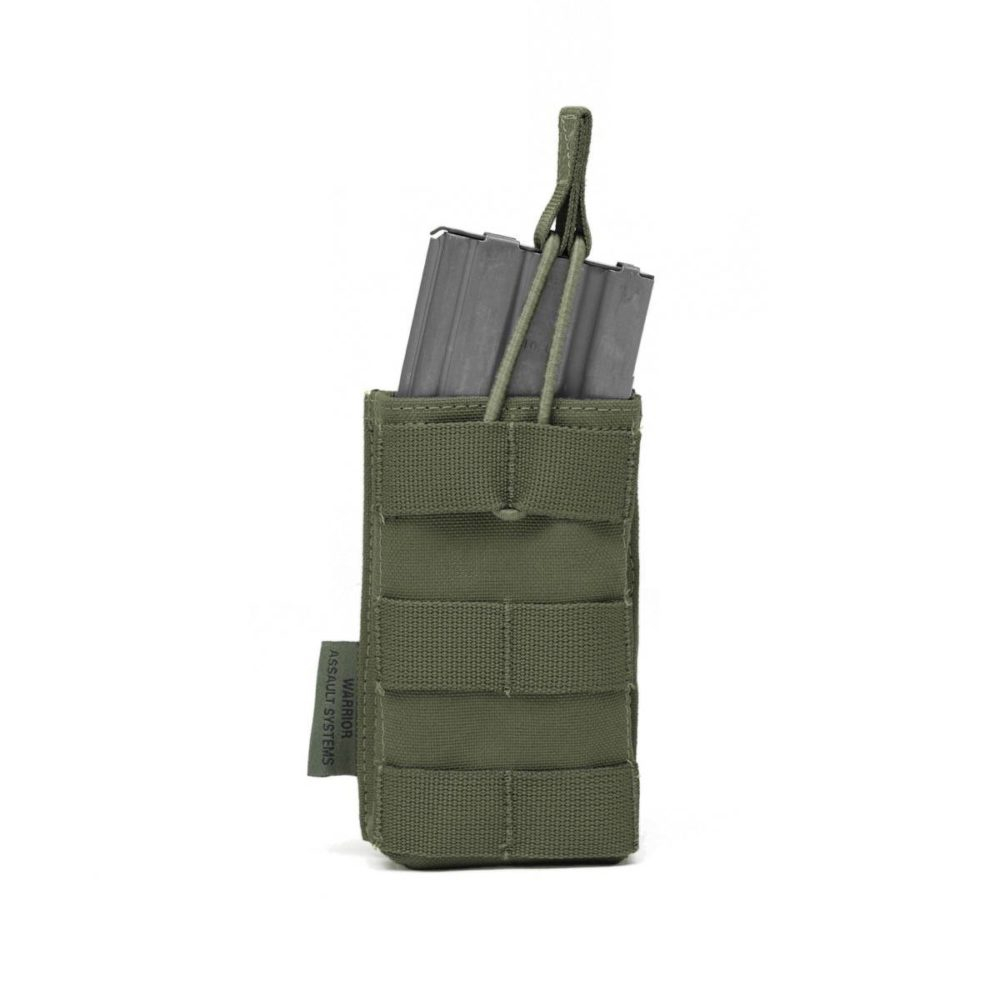 WAS otevřená MOLLE sumka na zásobník AR15 / M4 - Zelená
