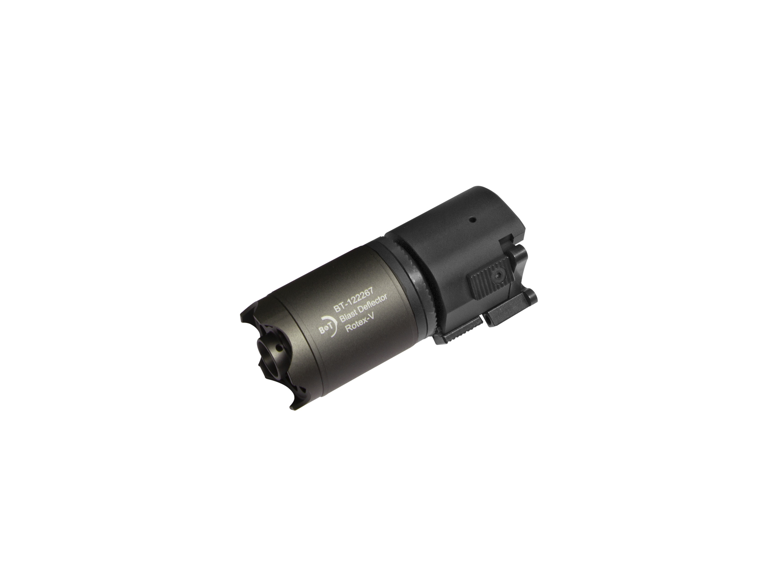 Levně ASG B&T Rotex-V Blast Deflector 95mm - rychloupínací tlumič, šedý