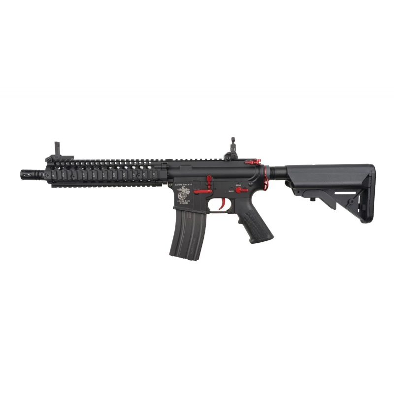 Specna Arms - SA MK18 (SA-A03 ONE™) - Black/Red | ANAREUS